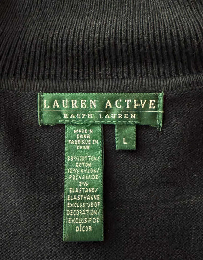 LAUREN ACTIVE Turtleneck Sweater - Large
