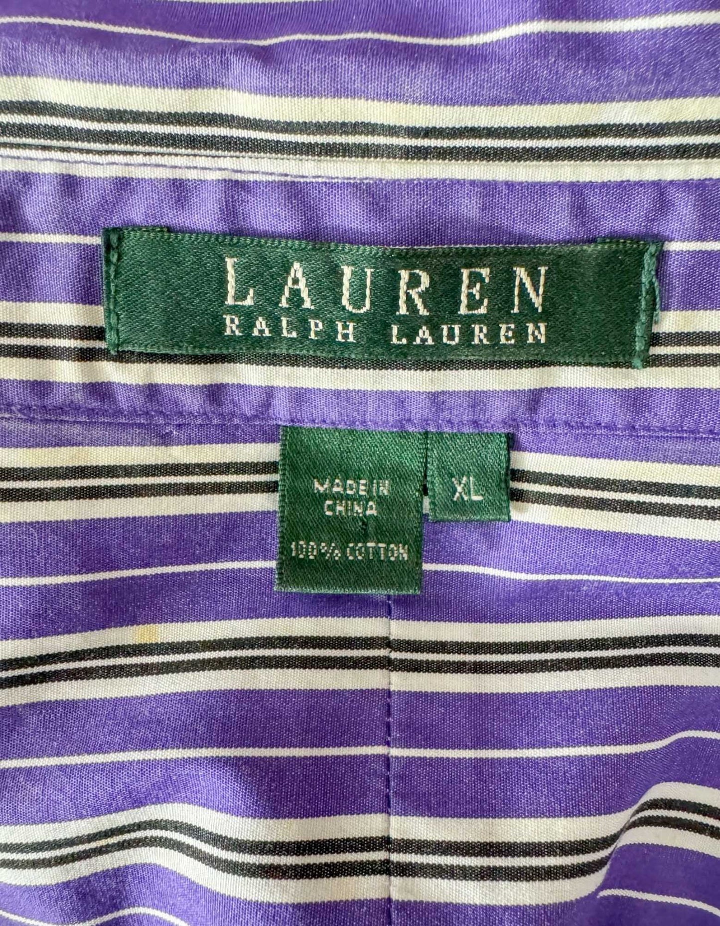 LAUREN RALPH LAUREN Button-Down Shirt - X-Large