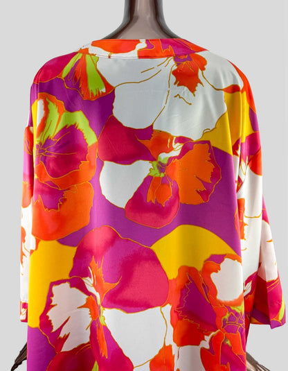 NATORI V-Neck Caftan - 2XL US