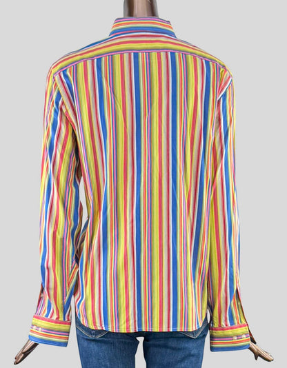 LAUREN RALPH LAUREN Button-Down Shirt - X-Large