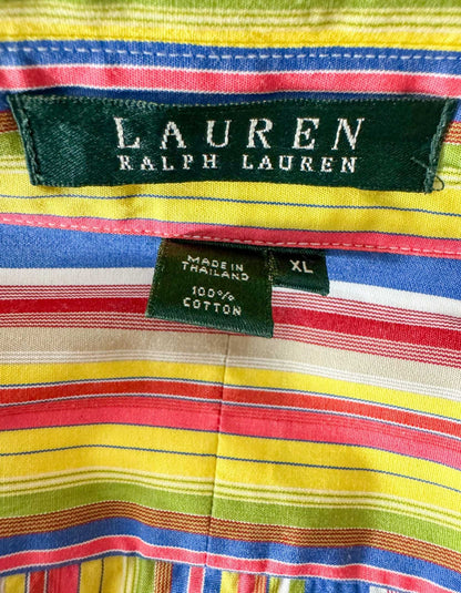 LAUREN RALPH LAUREN Button-Down Shirt - X-Large