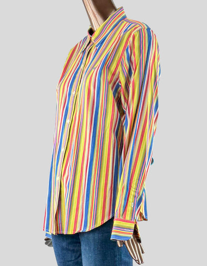 LAUREN RALPH LAUREN Button-Down Shirt - X-Large