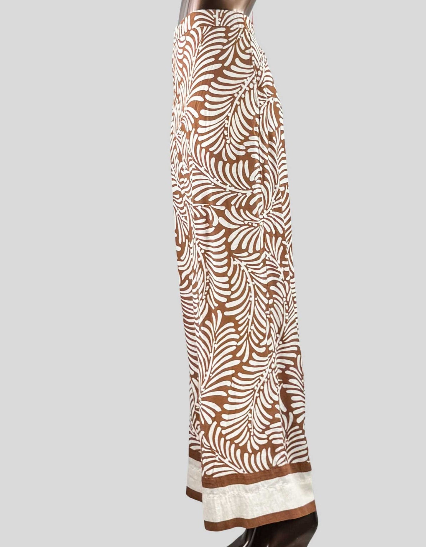 ZARA Brown Patterned Pants - EUR 42 | US 10