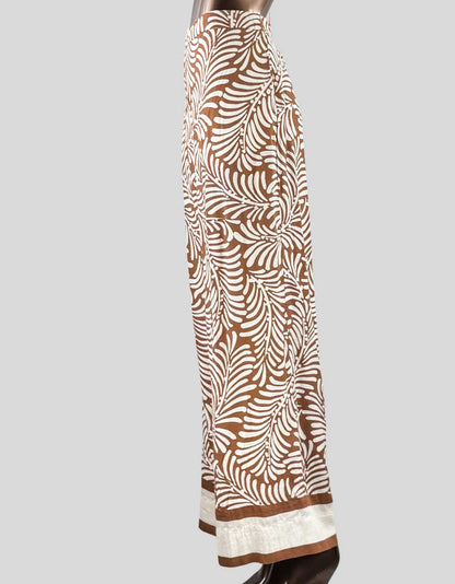ZARA Brown Patterned Pants - EUR 42 | US 10