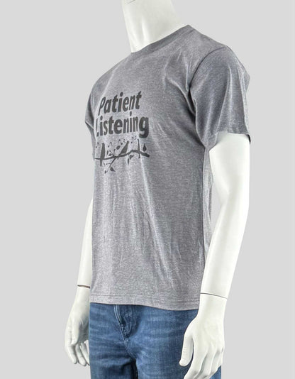 GILDAN 'Patient Listening' T-Shirt- Medium