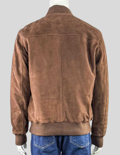 SLATE & STONE Suede Bomber: Large