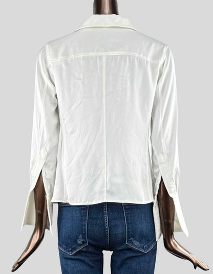 T TAHARI Button Up Blouse - X-Small