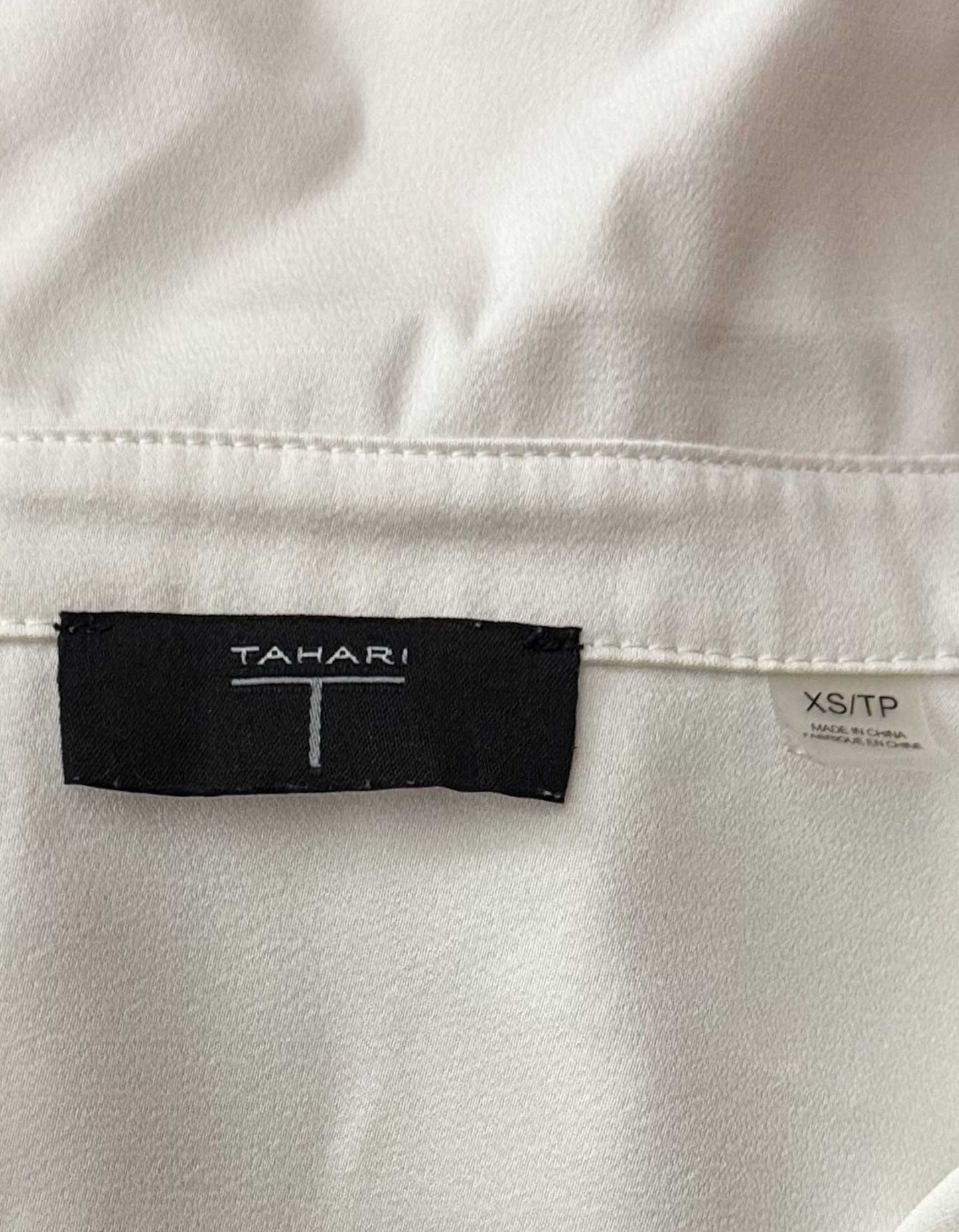 T TAHARI Button Up Blouse - X-Small