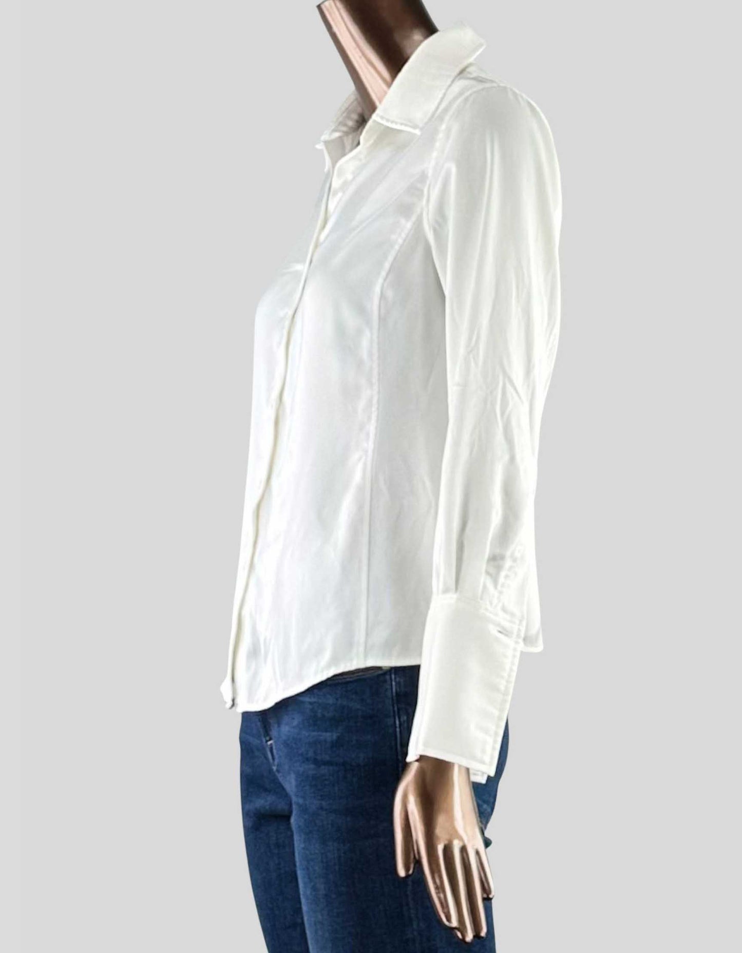 T TAHARI Button Up Blouse - X-Small