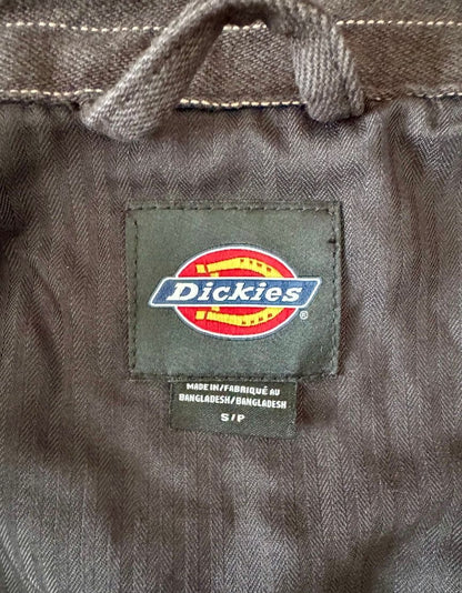 DICKIES Black Pinstripe Work Jacket - Small | Petite