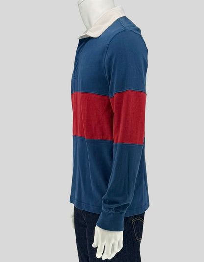 DENVER HAYES Striped Rugby Shirt - Medium