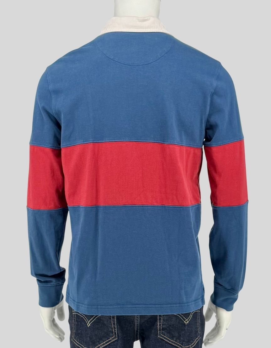 DENVER HAYES Striped Rugby Shirt - Medium