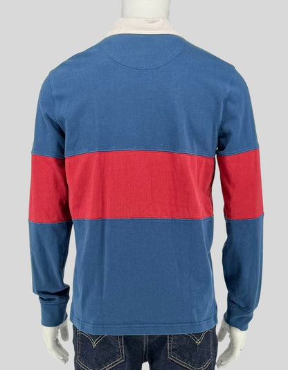 DENVER HAYES Striped Rugby Shirt - Medium