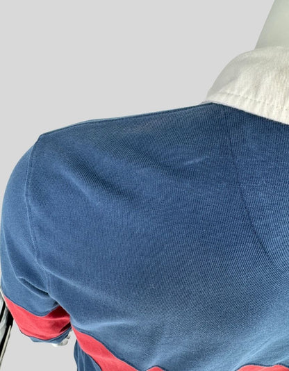 DENVER HAYES Striped Rugby Shirt - Medium