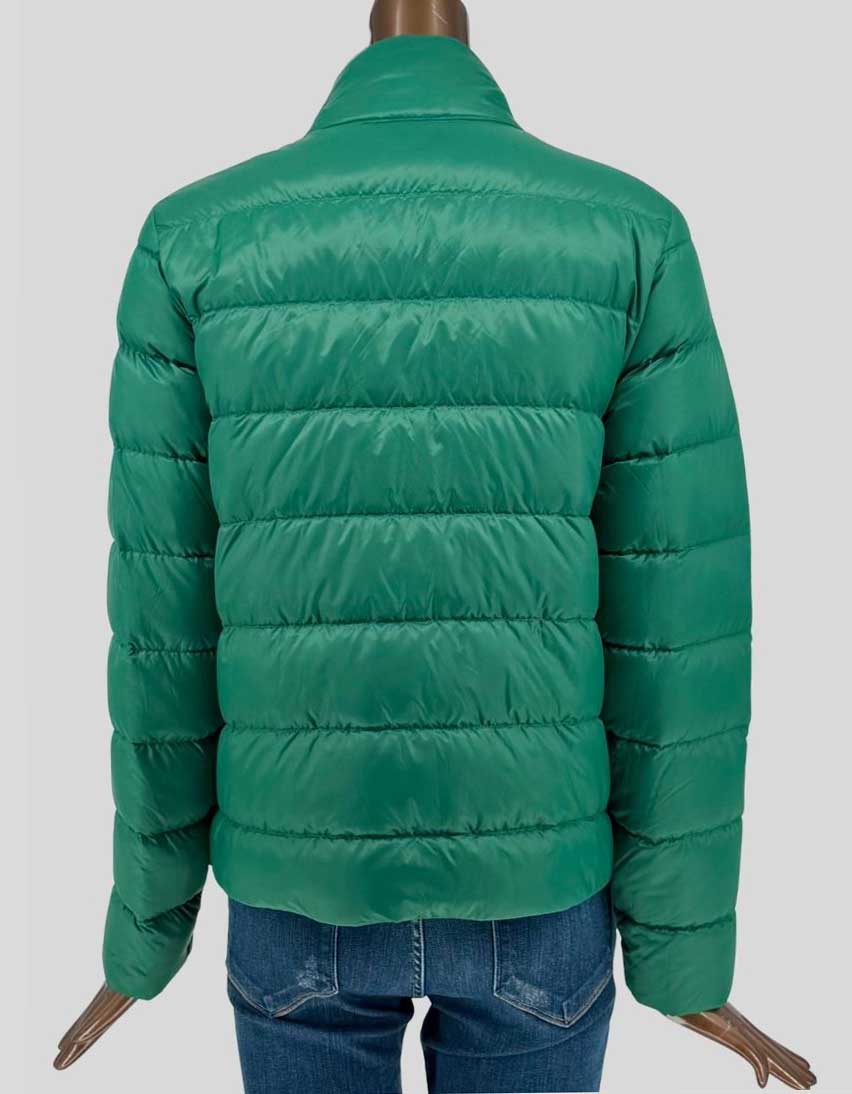 I.FIV2 Emerald Green Lightweight Puffer Jacket - Medium
