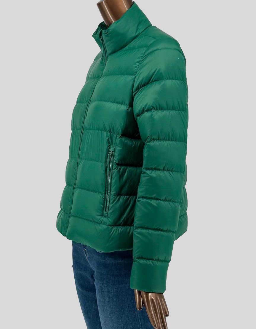 I.FIV2 Emerald Green Lightweight Puffer Jacket - Medium