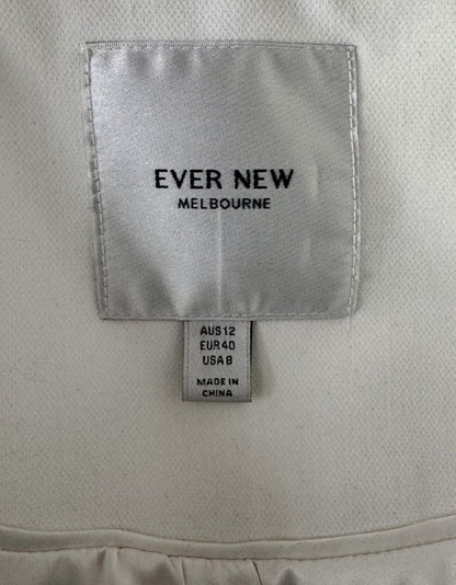 EVER NEW Cream Belted Trench Coat - 12 US