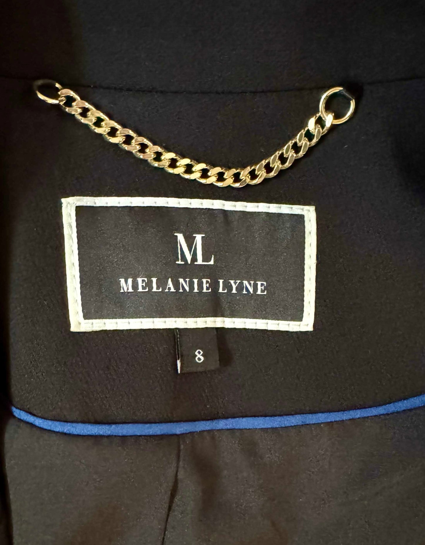 MELANIE LYNE Black Tailored Blazer - 8 US