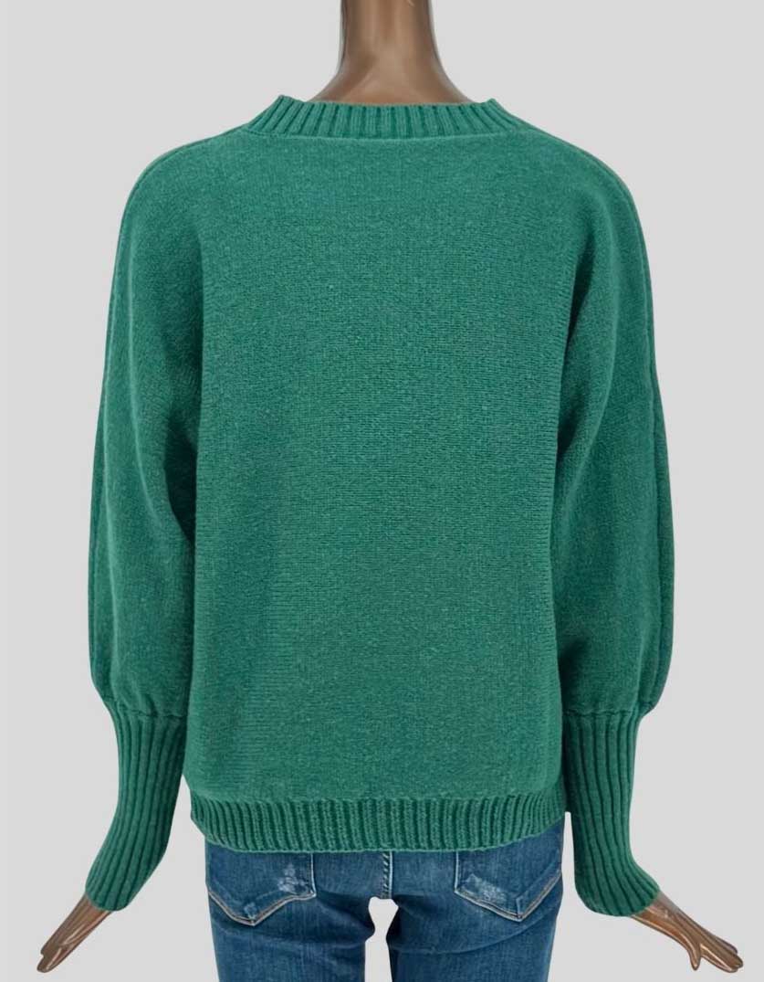 SHEIN Green "Merry" Christmas Sweater - Large