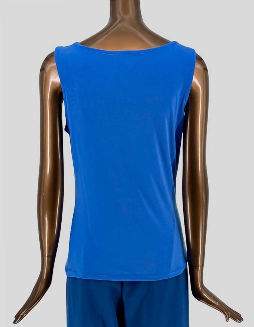MELANIE LYNE Cowl Neck Sleeveless Top - Medium