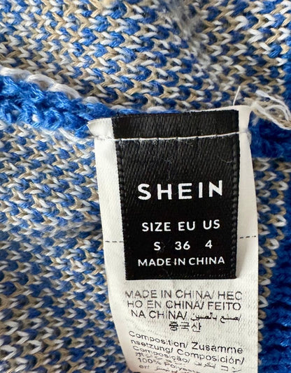 SHEIN Holiday Reindeer & Gingerbread Cardigan - Small