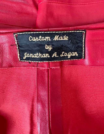 JONATHAN A. LOGAN Leather Pants - Medium
