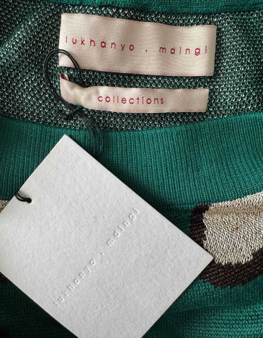 LUKHANYO MDINGI Intarsia Knit Set w/ Tags - Small/Medium