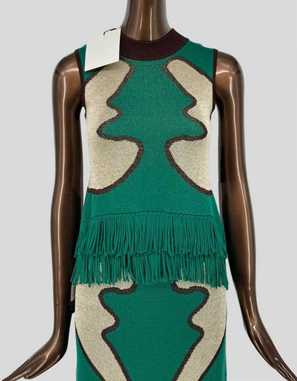 LUKHANYO MDINGI Intarsia Knit Set w/ Tags - Small/Medium