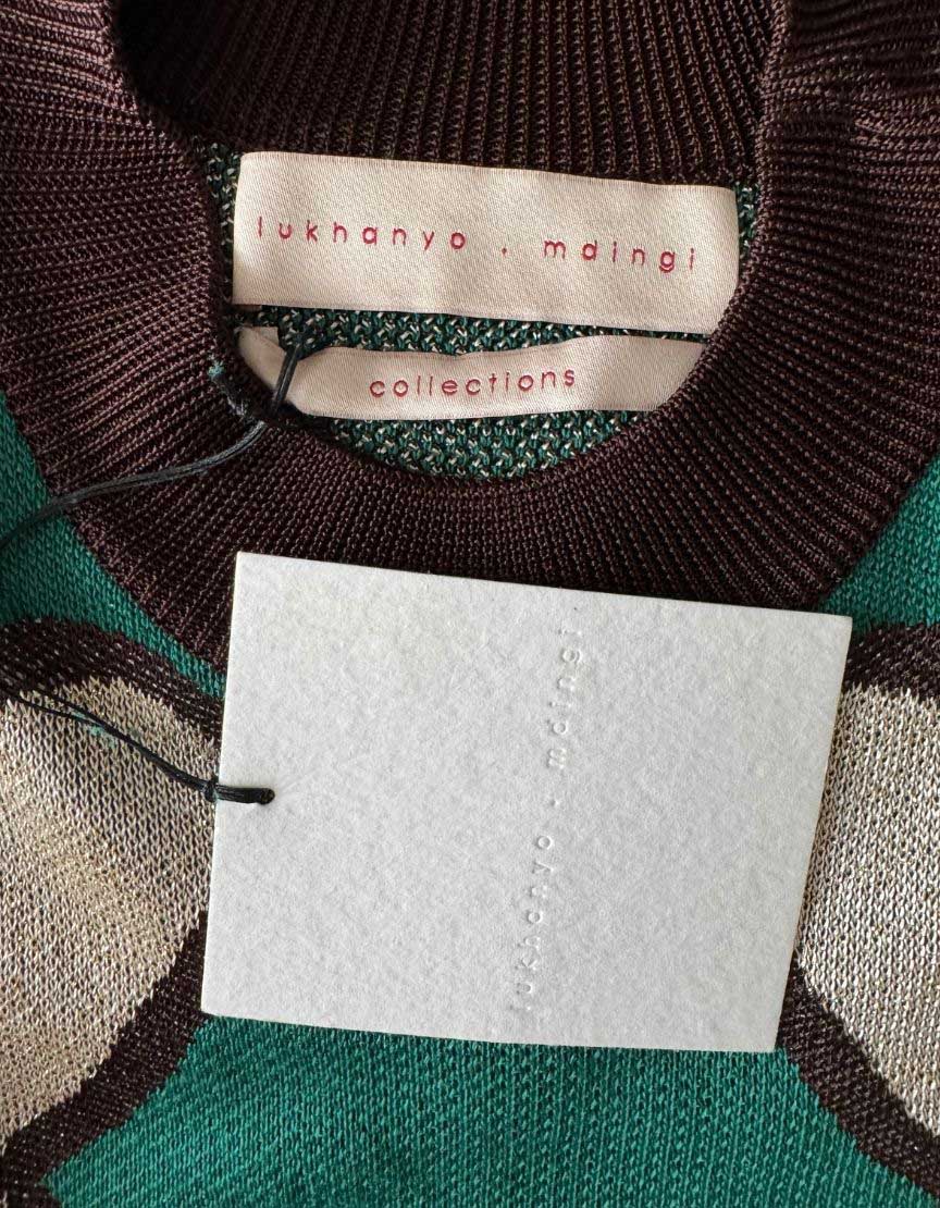 LUKHANYO MDINGI Intarsia Knit Set w/ Tags - Small/Medium