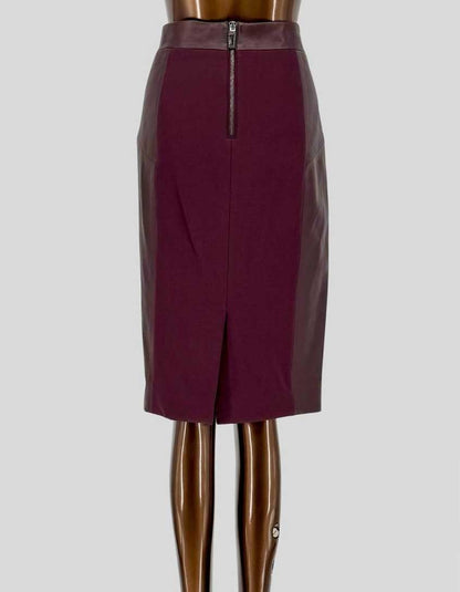 REISS Leather Pencil Skirt - 8 US | 12 UK