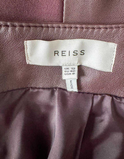 REISS Leather Pencil Skirt - 8 US | 12 UK