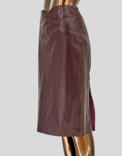 REISS Leather Pencil Skirt - 8 US | 12 UK