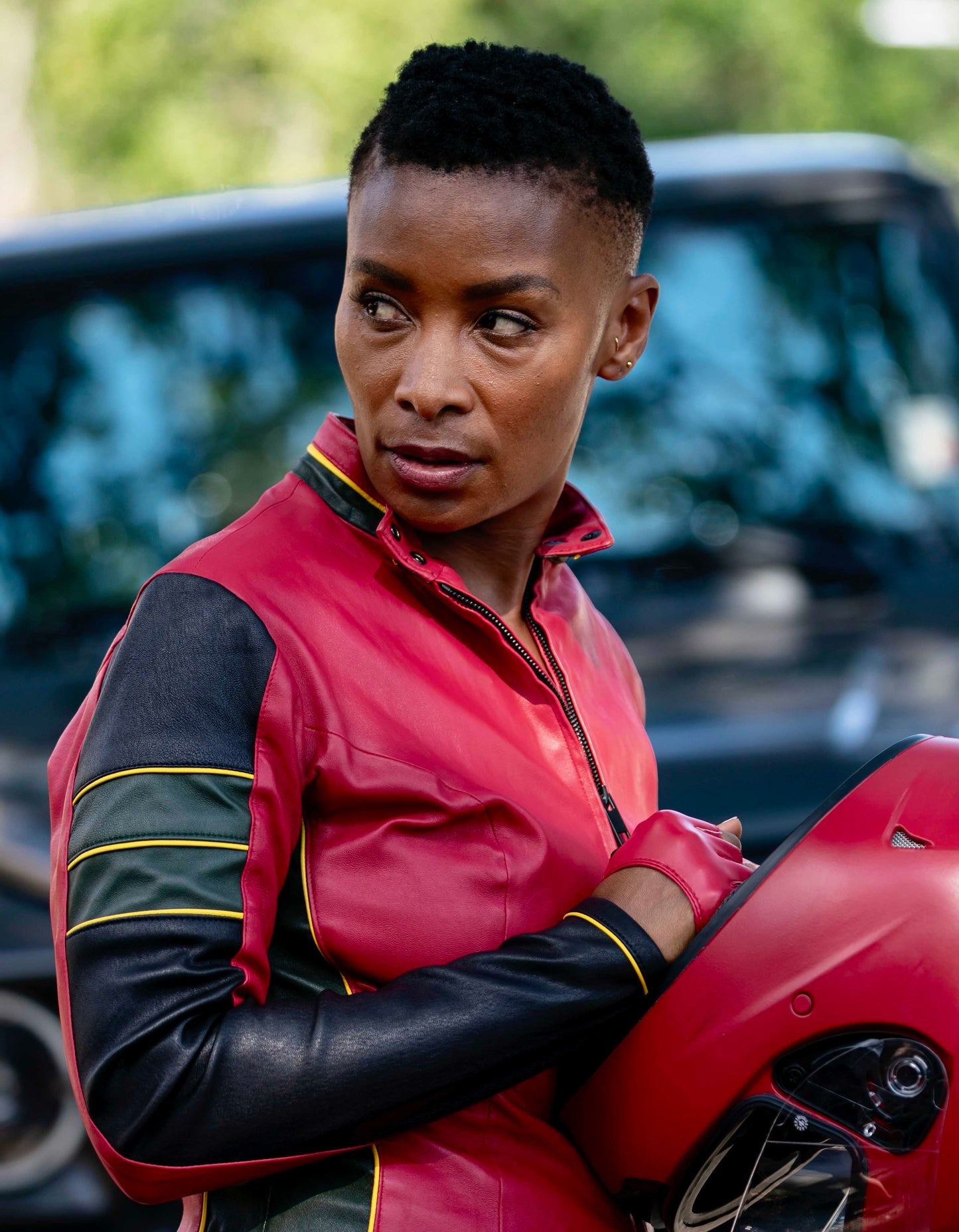 JONATHAN A. LOGAN Leather Jacket - Medium