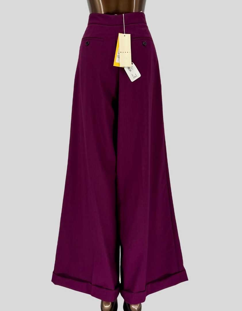 MARNI Wide Leg Pants w/ Tags - 4 US | 40 IT