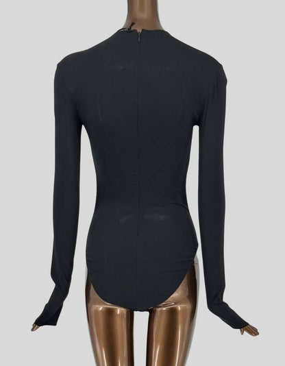 VERSACE Cutout Bodysuit - 2 US | 38 IT