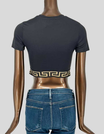 VERSACE Greca Crop Top w/ Tags - 4 US | 40 IT