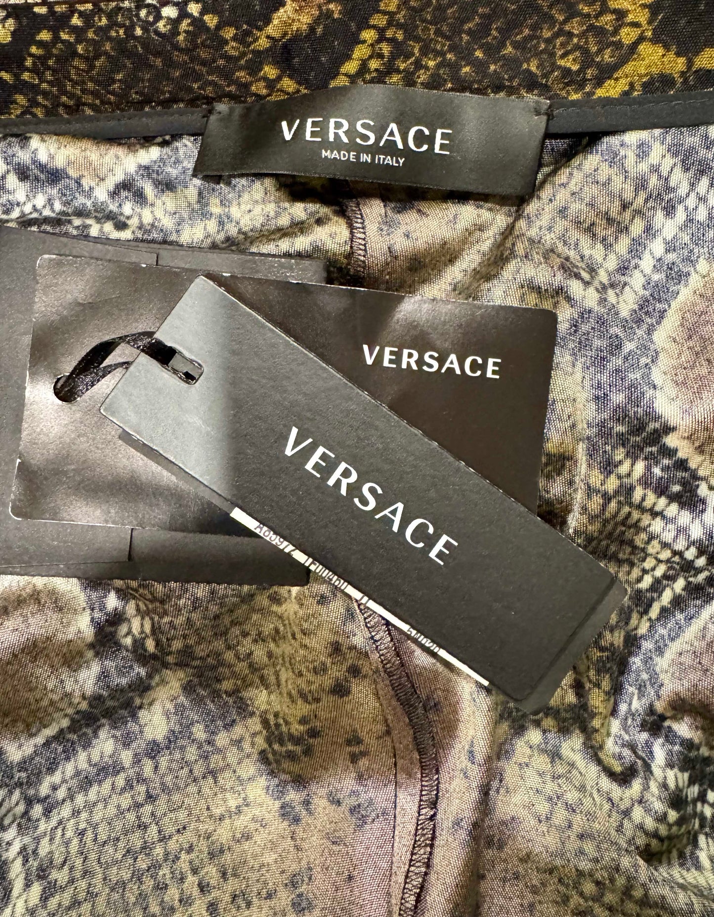 VERSACE Python Print Leggings w/ Tags - 2 US | 38 IT