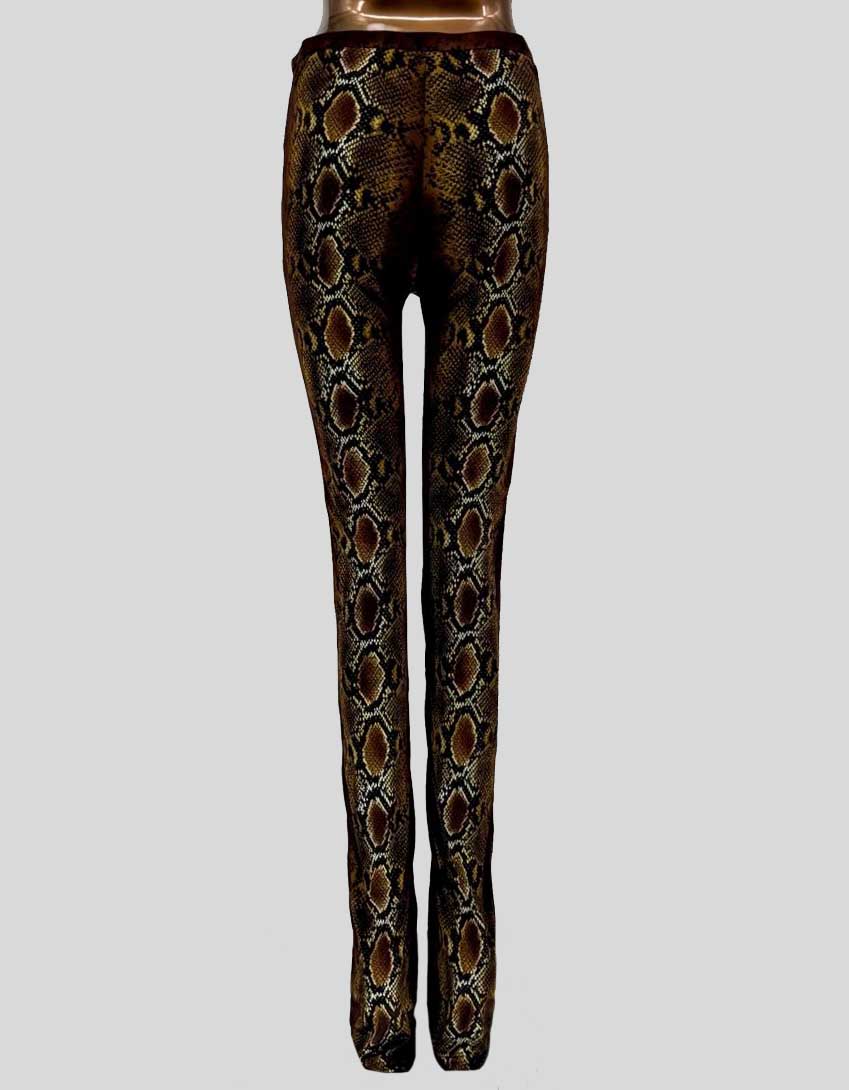VERSACE Python Print Leggings w/ Tags - 2 US | 38 IT