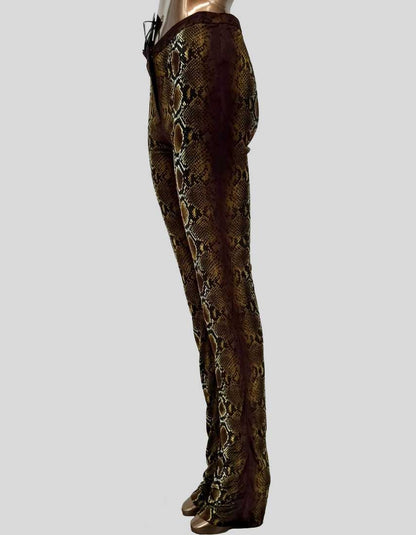 VERSACE Python Print Leggings w/ Tags - 2 US | 38 IT