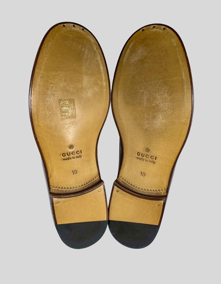 GUCCI GG Supreme Canvas and Leather Tassel Loafers w/ Tags - 10 US | 9 UK | 43 EU