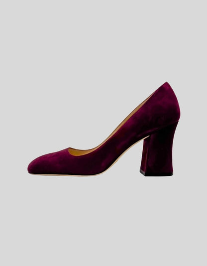 STUART WEITZMAN pumps in burgundy velvet w/ Tags - 6.5 US