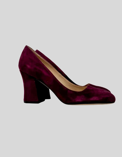 STUART WEITZMAN pumps in burgundy velvet w/ Tags - 6.5 US