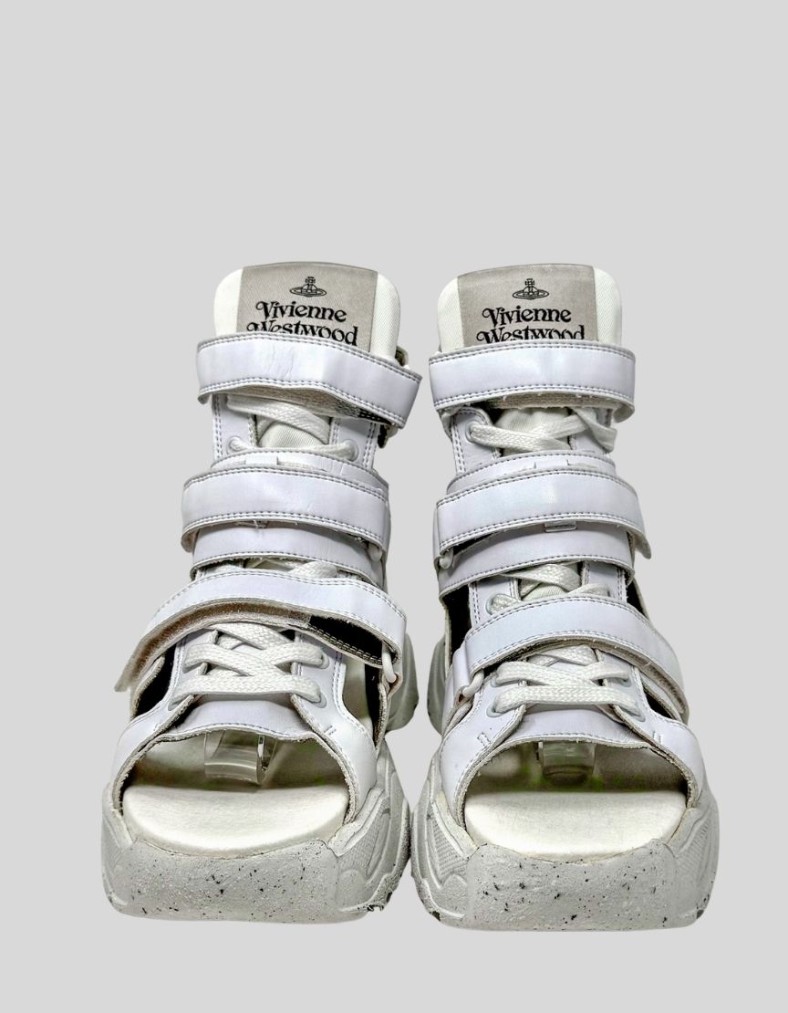 VIVIENNE WESTWOOD Leather Gladiator Platform Sandals - 39 IT | 9 US