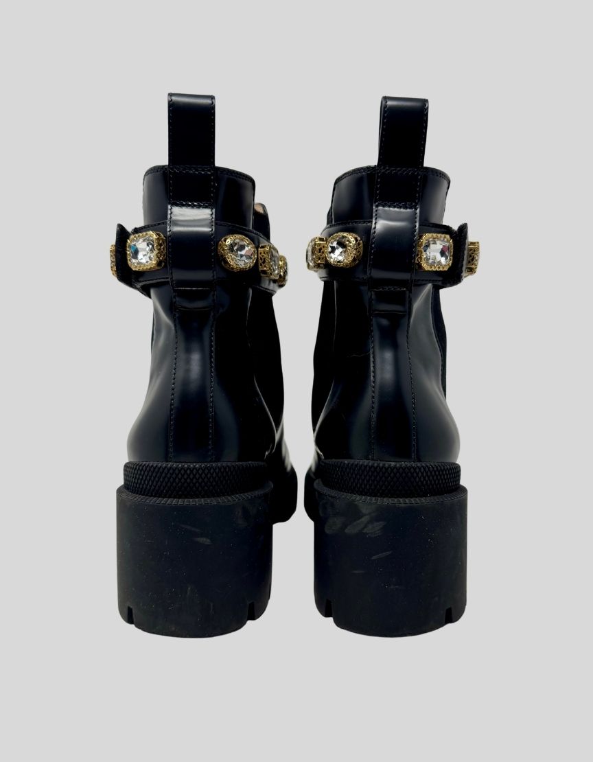 GUCCI Crystal Belt Ankle Boots - 39 IT | 9 US