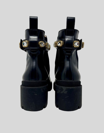 GUCCI Crystal Belt Ankle Boots - 39 IT | 9 US