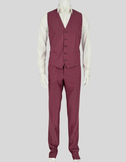 DOLCE & GABBANA Three-Piece Suit w/ Tags - 50 IT | 40R US