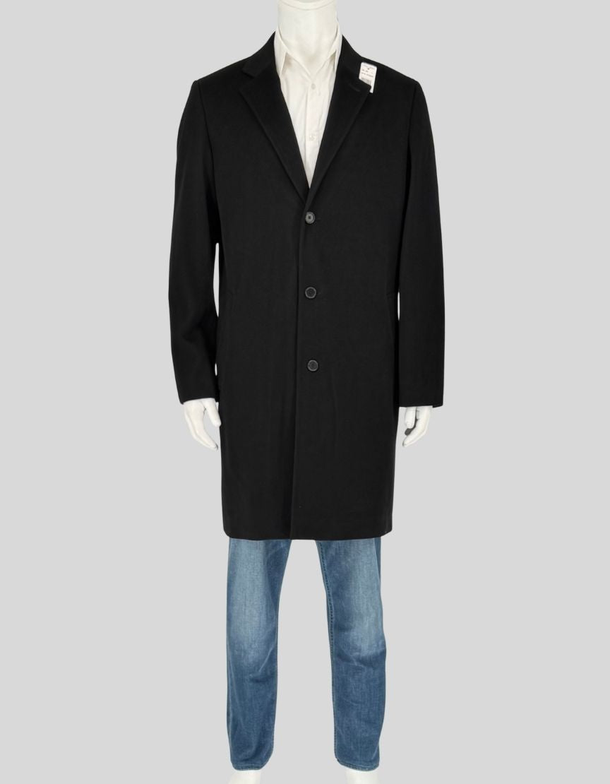 BROOKS BROTHERS Wool-Blend Topcoat w/ Tags - 40R US | 50 EU