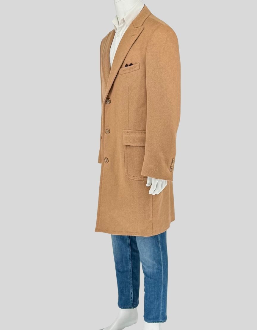 BROOKS BROTHERS Camel Hair Topcoat - 42R US | 52 EU