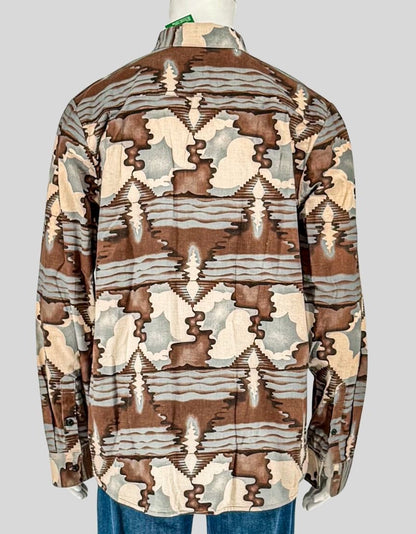 VOLCOM Printed Button-Up Shirt w/ Tags - X-Large