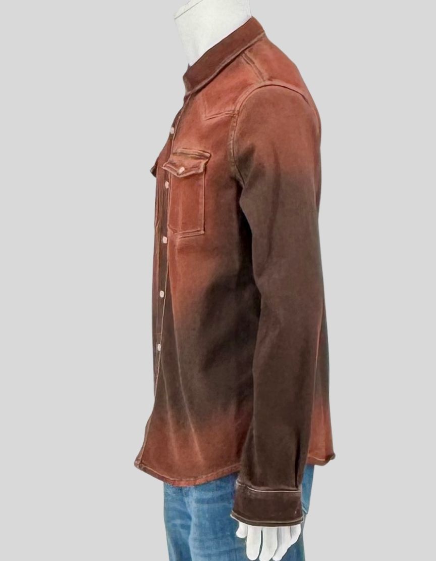TELERIA ZED Ombré Western Shirt - Medium